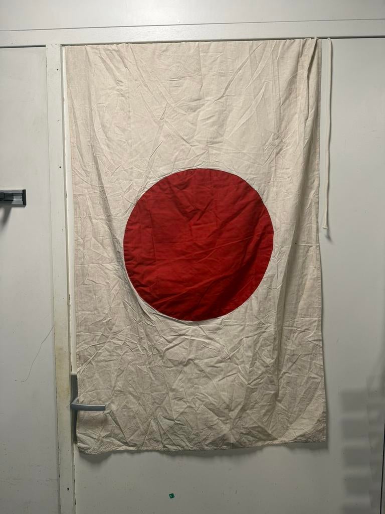 Japanse vlag WO2 rijzende zon, Verzamelen, Ophalen of Verzenden