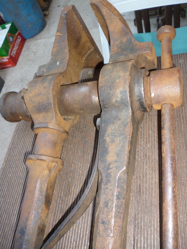 étau de forgeron très robuste-TB état, Bricolage & Construction, Enlèvement, 70 à 120 cm, Étau