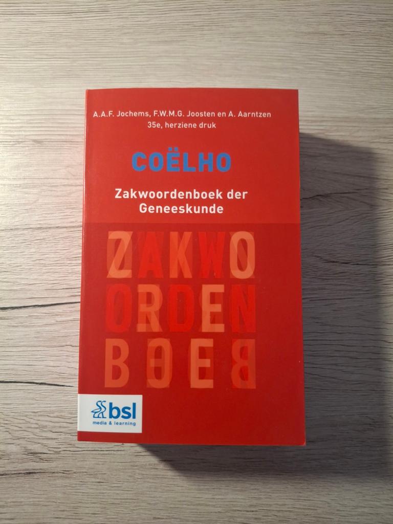 Coëlho zakwoordenboek der geneeskunde, recentste editie - vr, Boeken, Ophalen