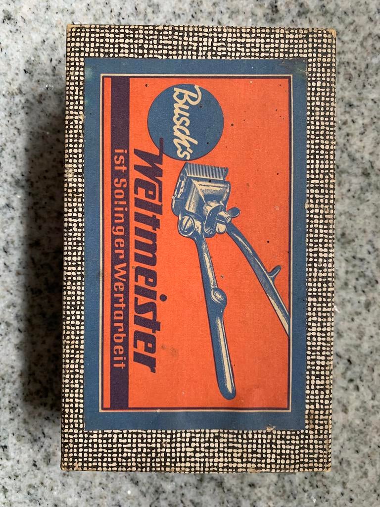 Vintage tondeuse Busch’s Weltmeister (Solingen), Verzamelen, Retro, Overige typen, Ophalen
