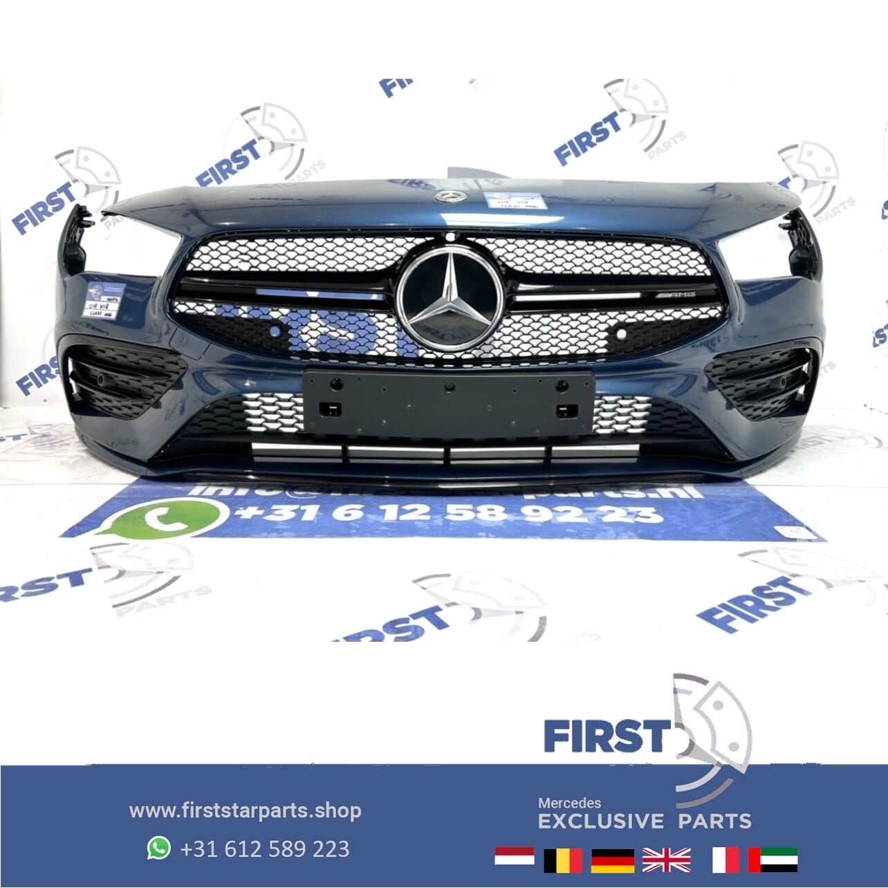 W118 C118 CLA 35 AMG VOORBUMPER COMPLEET Mercedes 2018-2022, Utilisé, -, Avant, -
