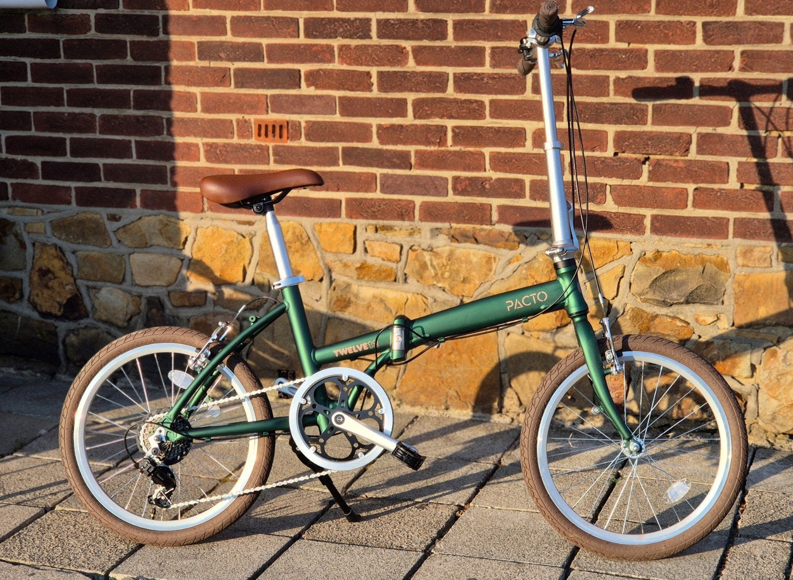 vélo pliable hommes neuf 350€, Neuf, Vitesses, Enlèvement, Totalement pliable