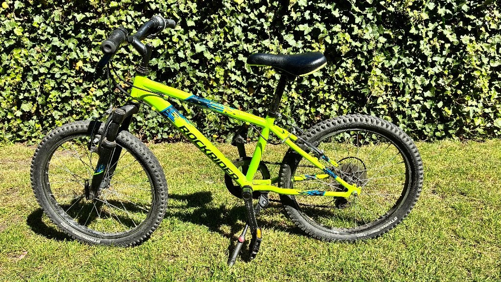 Kinderfiets Rockrider 20 inch, Fietsen en Brommers, Ophalen, Gebruikt, Velgrem, Rockrider (Decathlon)