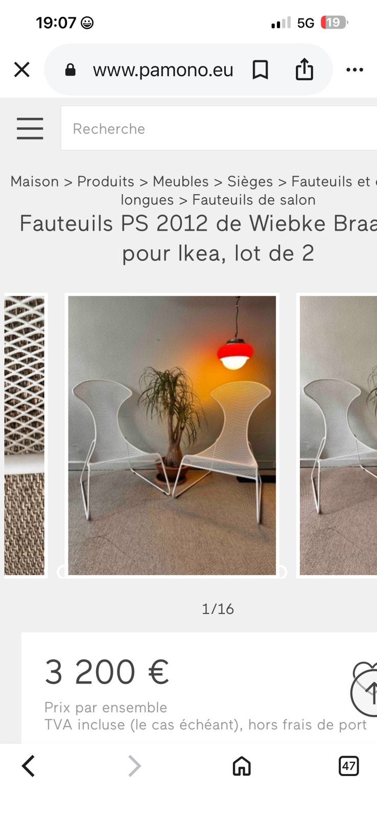 Chaises de terase, Enlèvement, Comme neuf