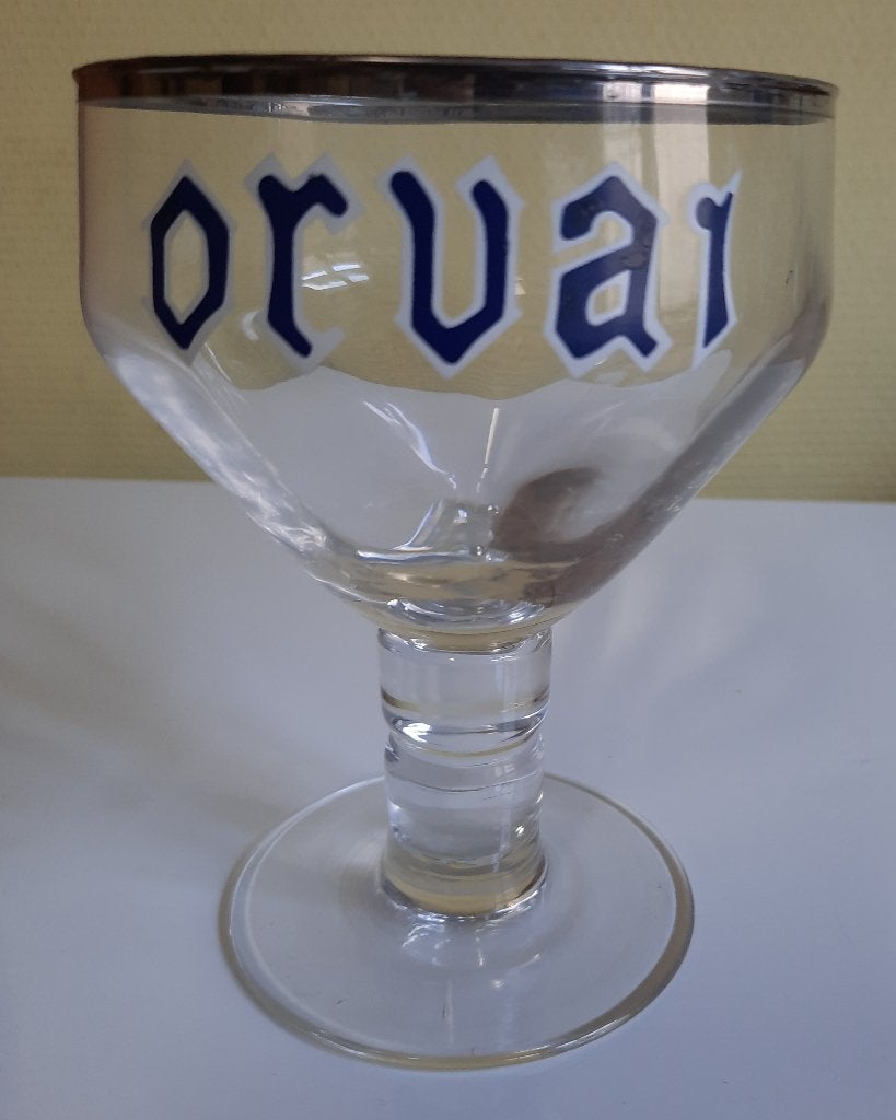 ORVAL verre Orvai bleu et blanc, Collections, Enlèvement