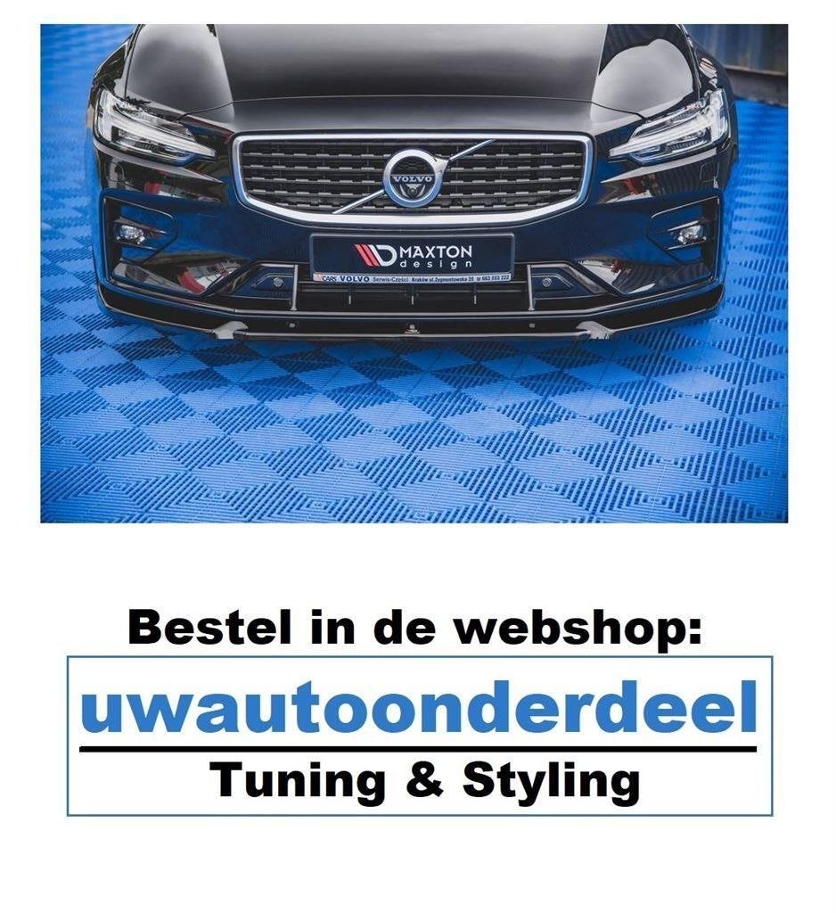 Maxton Design Volvo S60 MK3 R Spoiler Lip Splitter, Verzenden