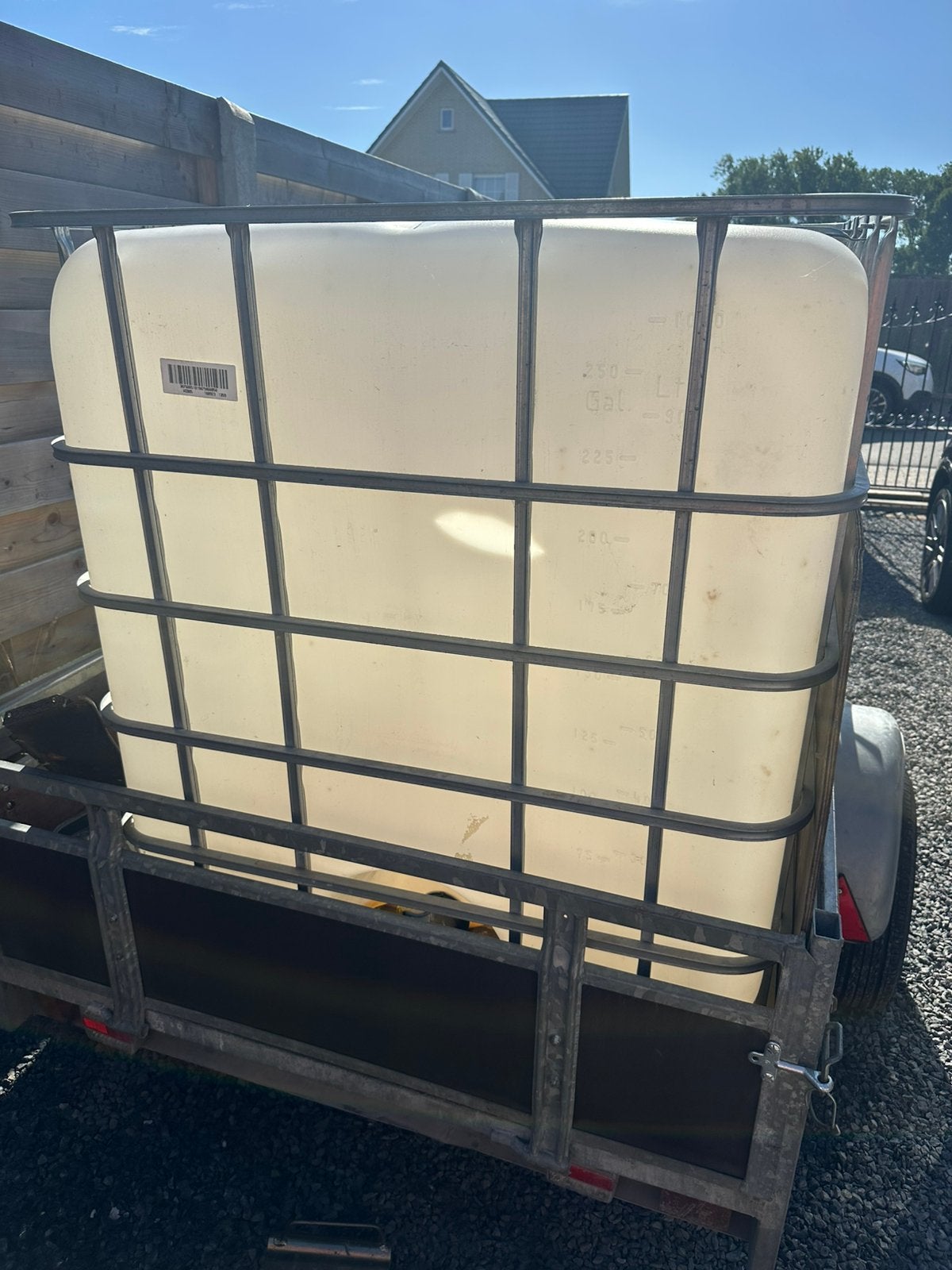 Ibc 1000 L, Enlèvement