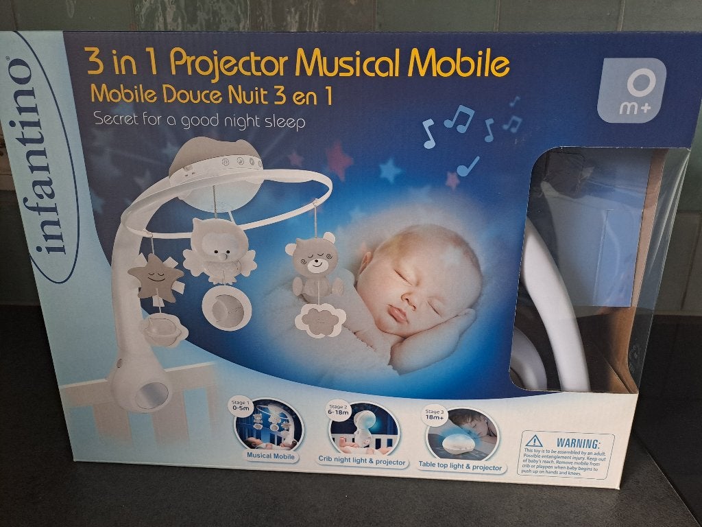 Muziekmobiel, Ophalen, Zo goed als nieuw, Mobiel, Met licht