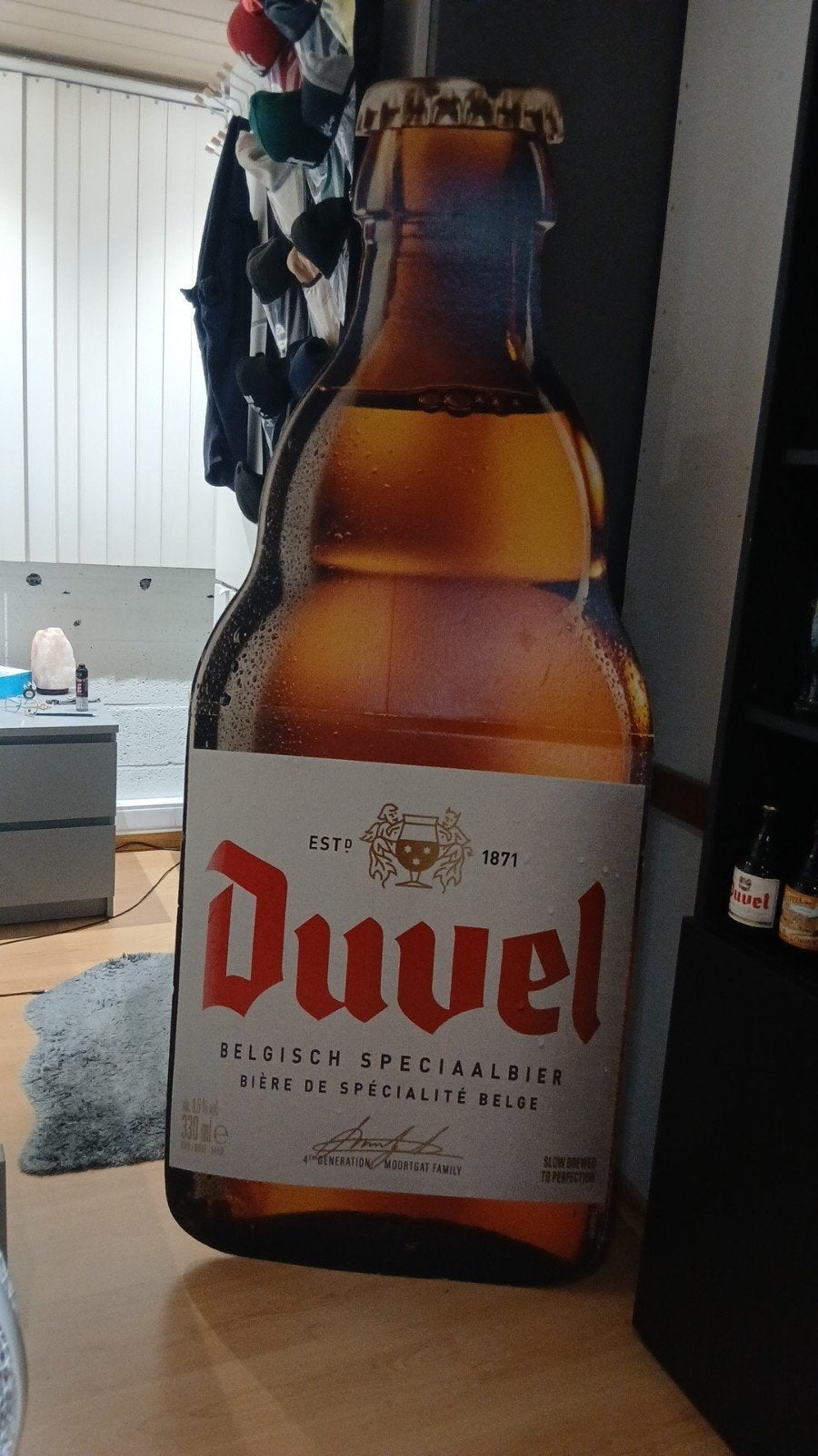 grote duvel glas van karton opvouwbaar, Verzamelen, Ophalen, Gebruikt, Overige typen