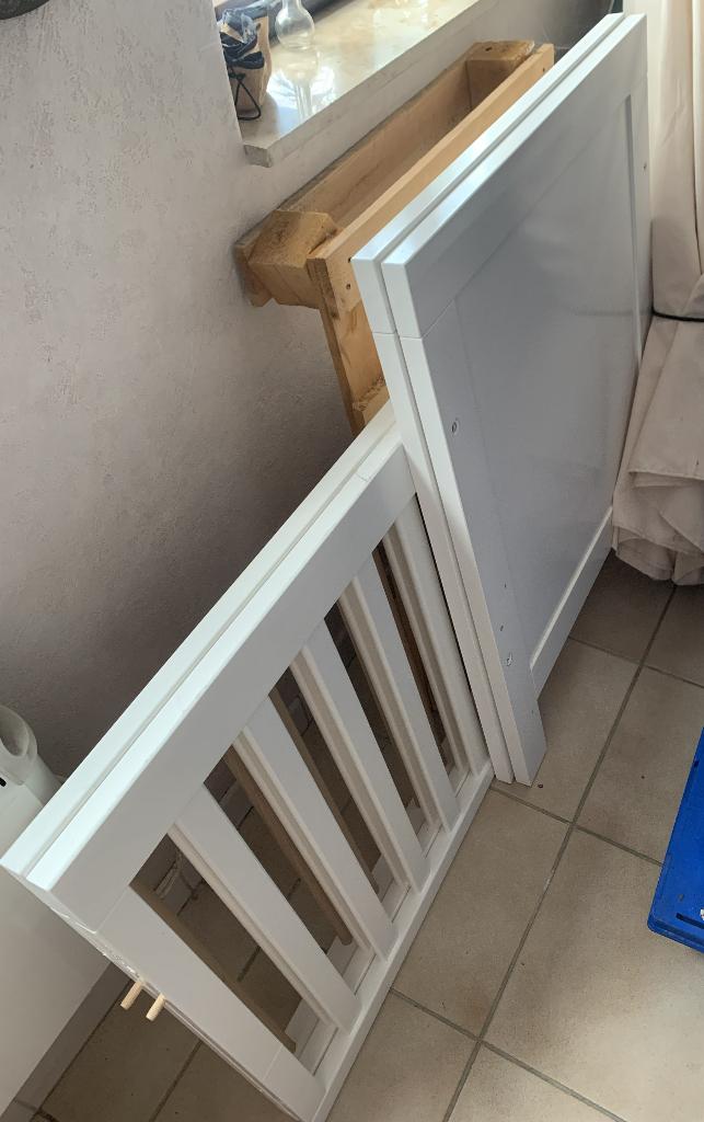 kinderbedje, Ophalen, Gebruikt, 70 cm of minder, Wit