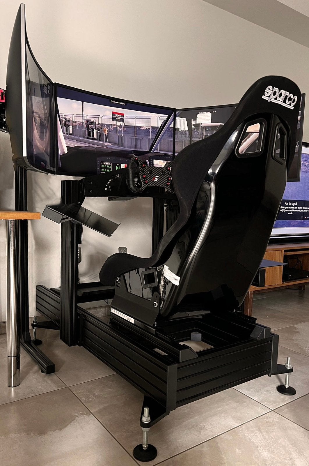 Simracing-simulator met volledige functionaliteit, Games en Spelcomputers, Spelcomputers | Overige Accessoires, Zo goed als nieuw