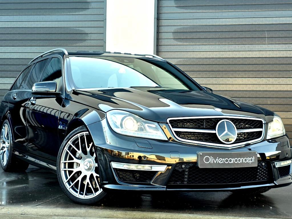 Mercedes-Benz C 63 AMG *V8*FACELIFT*LICHTE VRACHT*TOP STAAT, Cuir, Euro 5, 2275 kg, 336 kW