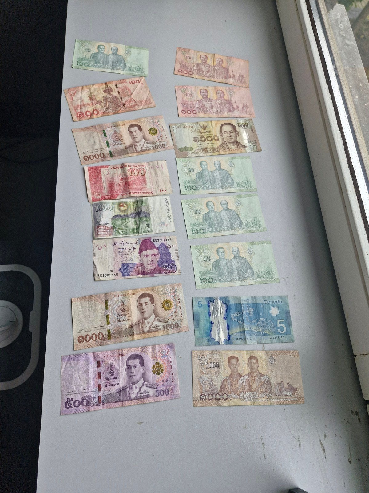 verzameling buitenlands geld, Ophalen of Verzenden