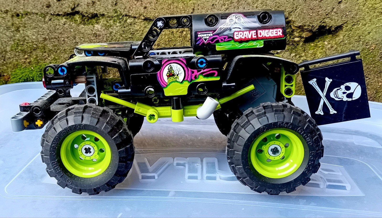 LEGO Monstertruck Grave Digger, Gebruikt, Lego, Overige typen, Ophalen of Verzenden