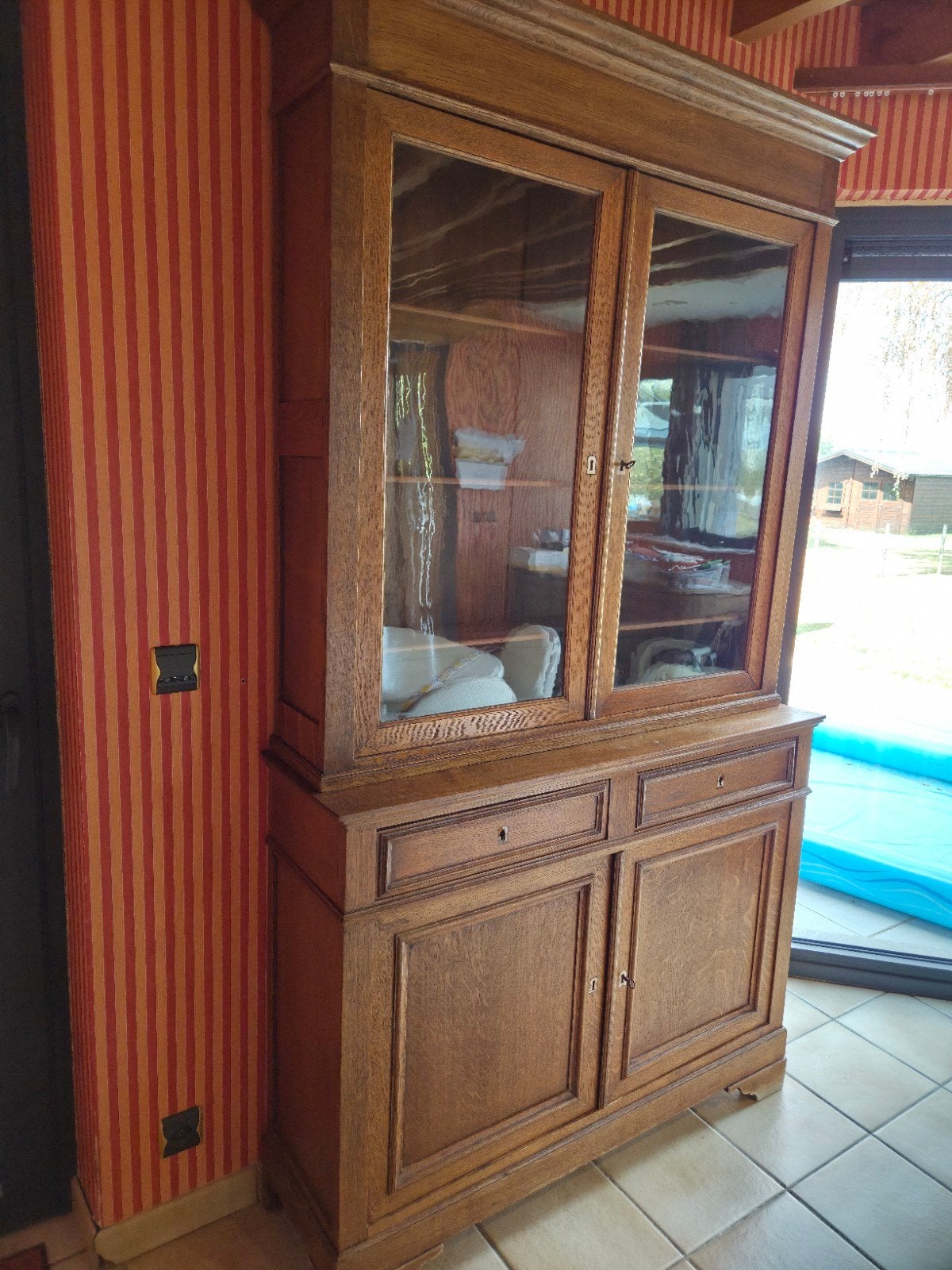 meuble en chêne massif, Maison & Meubles, Armoires | Buffets, Avec tiroir(s), 25 à 50 cm, 100 à 150 cm, Enlèvement