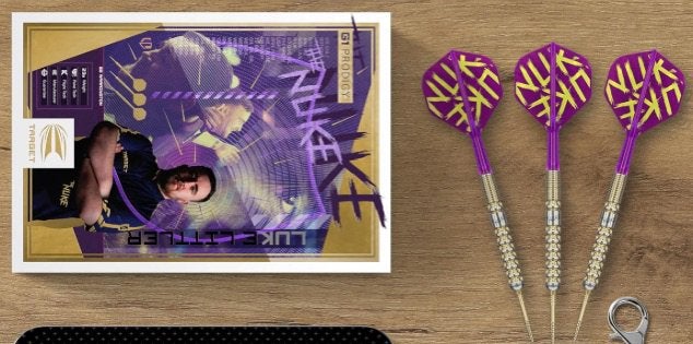 Target Luke Littler limited edition darts, Ophalen of Verzenden, Gebruikt, Pijlen