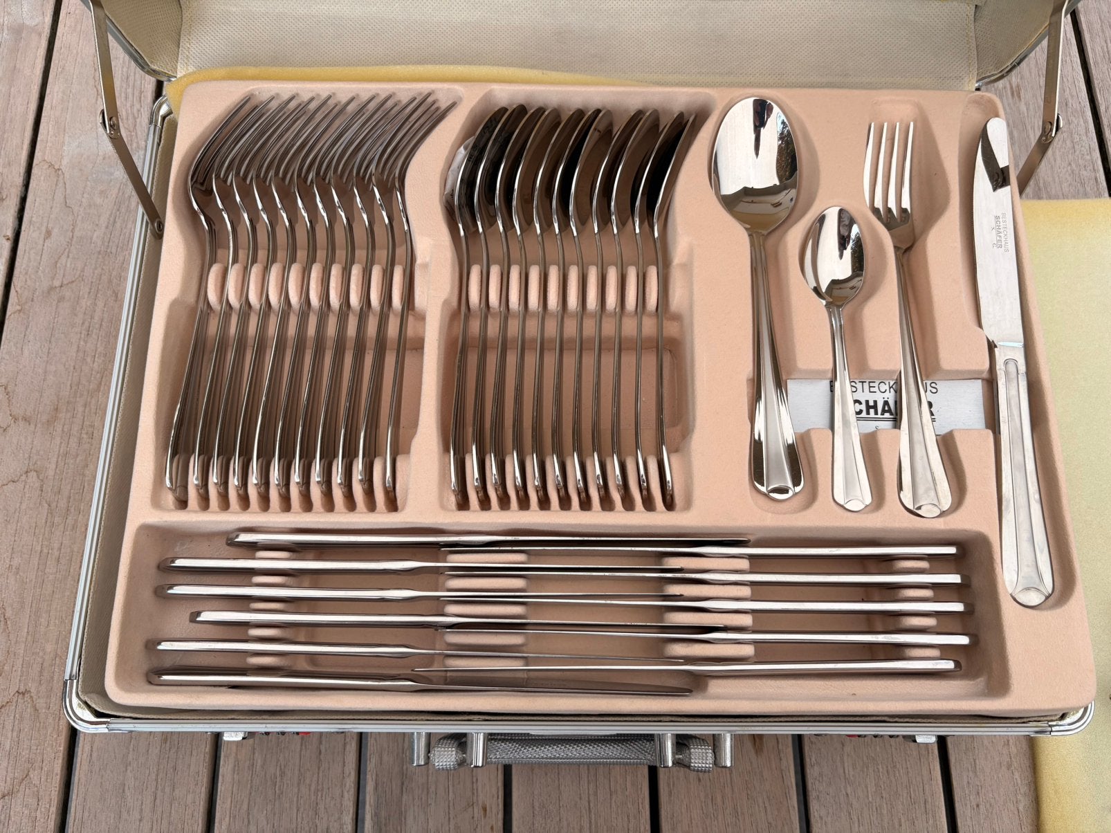 12 delige bestekset schäfer, Enlèvement, Comme neuf, Set de couverts, Autres types