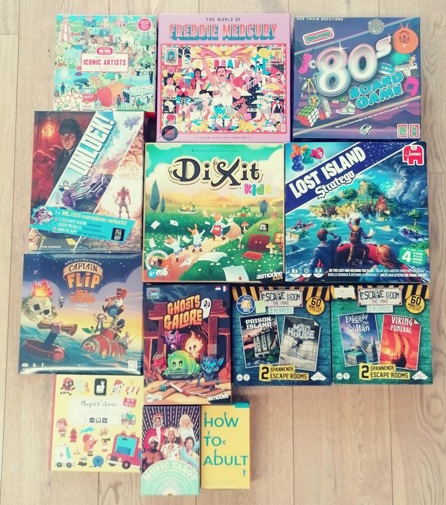 Lot puzzles en gezelschapsspellen, Hobby en Vrije tijd, Gezelschapsspellen | Bordspellen, Zo goed als nieuw, Ophalen of Verzenden