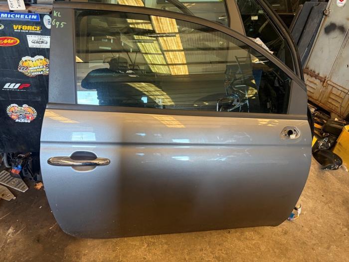 Portière 2portes droite d'un Fiat 500 (695), -, 3 mois de garantie, Utilisé, Porte