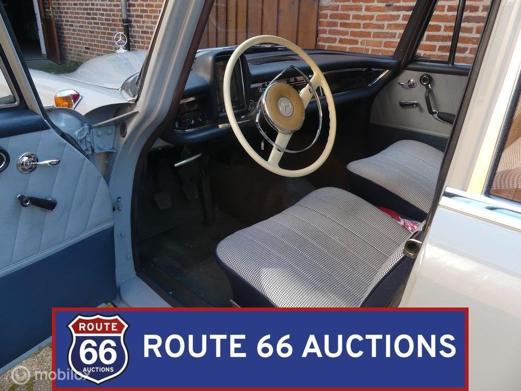 Mercedes-Benz 190 C | 1965 | Route 66 Auctions, Auto's, Zwart, Mercedes-Benz, Bedrijf, Handgeschakeld