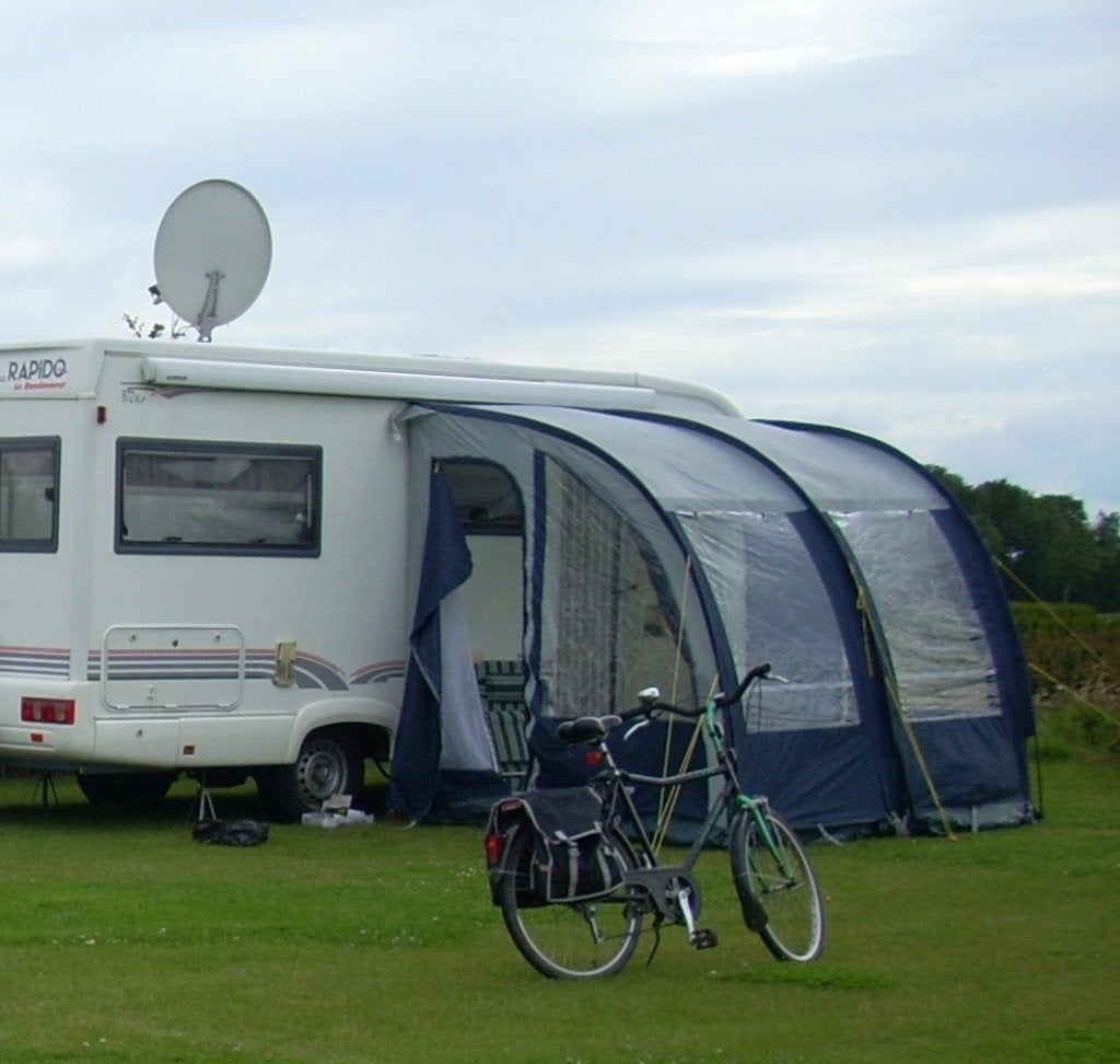 zomertentje voor camper of caravan, Ophalen, Gebruikt