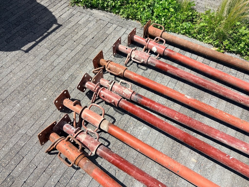 Set van 8 stalen bouwstempels / schoren, Doe-het-zelf en Bouw, Ophalen, Gebruikt, Overige typen