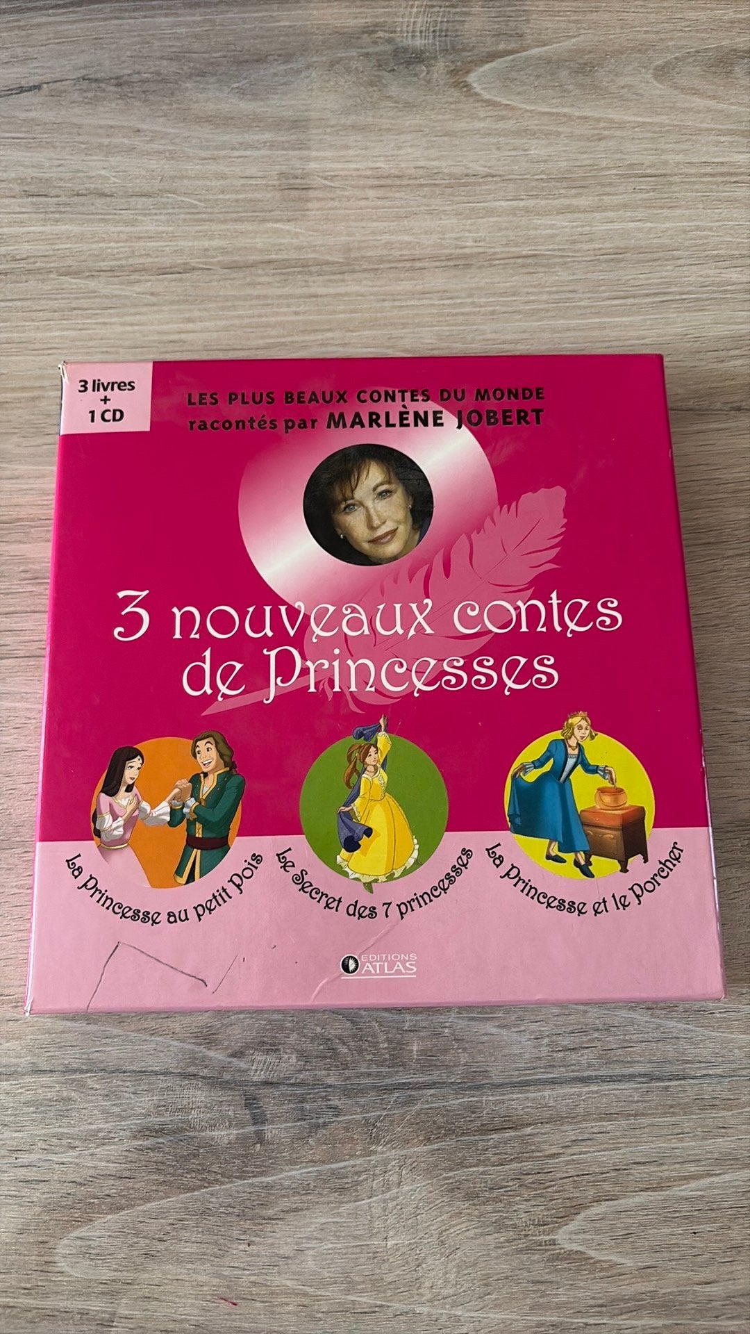 Coffret livres + CD princesses, Enlèvement, Comme neuf