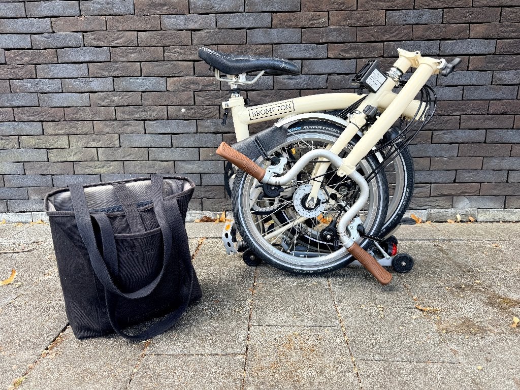 Brompton H6R avec sac de transport avant en parfait état ***, Vitesses, Frein sur jante, Comme neuf, Enlèvement