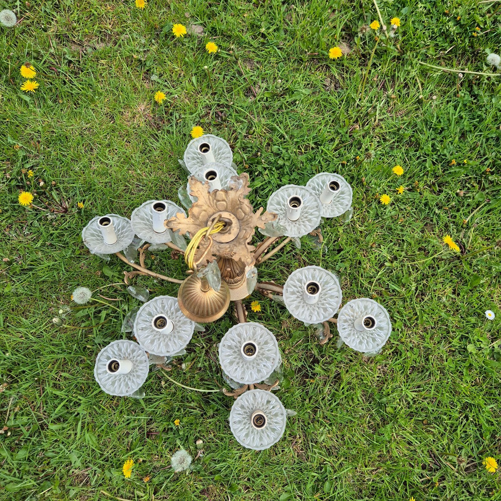 kroonluchter, Ophalen