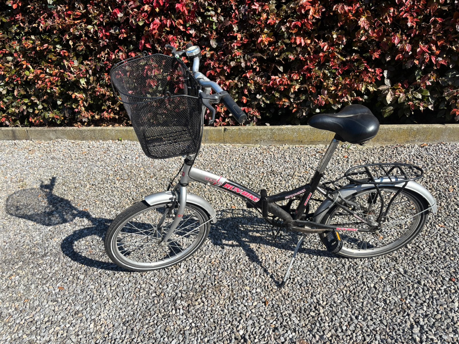 Plooifiets, Fietsen en Brommers, Fietsen | Vouwfietsen, Ophalen, Gebruikt, Totaal opvouwbaar, Velgrem