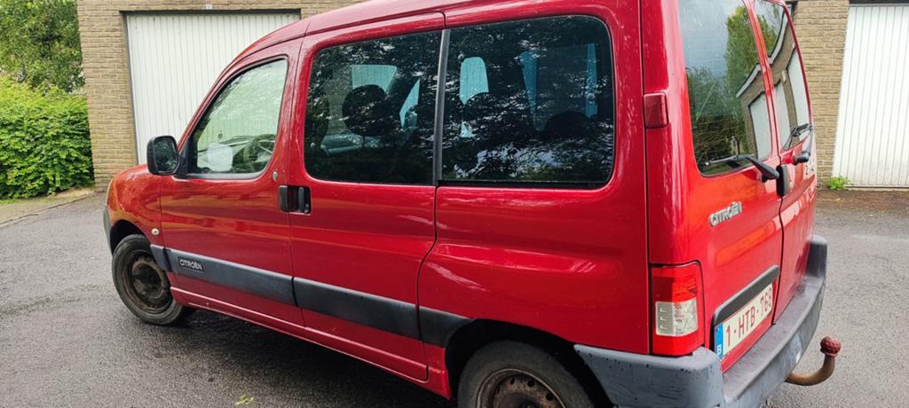 Citroen, 5 deurs, Rood, Berlingo, Bedrijf