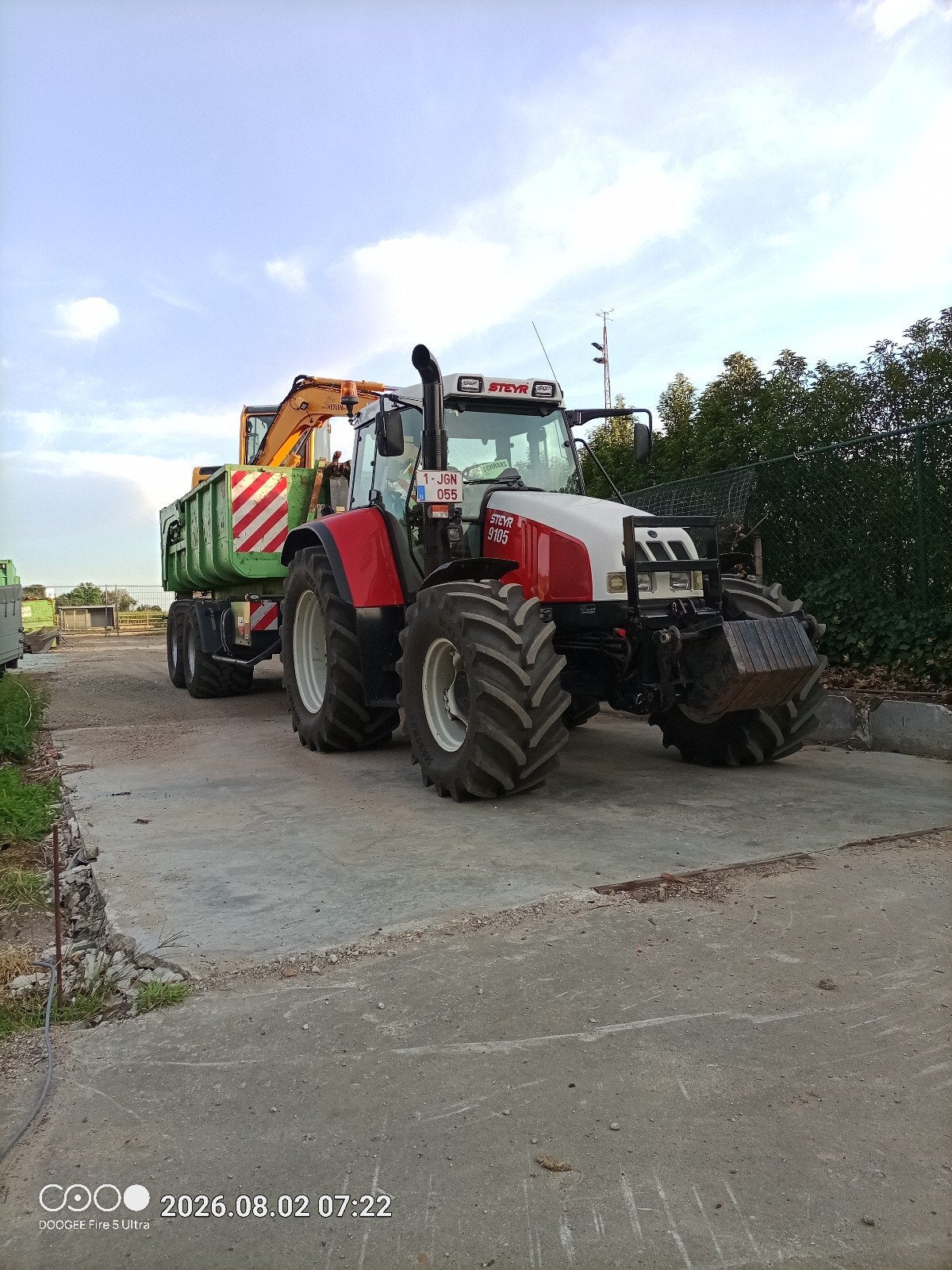 Steyr en Krone 240, Zakelijke goederen, Landbouw | Tractoren, Ophalen of Verzenden, Steyr