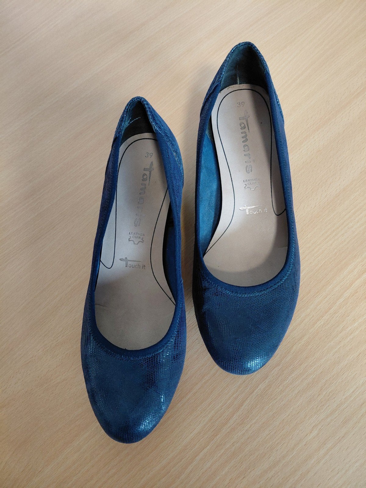 Blauwe schoen Tamaris maat 39, Ophalen of Verzenden