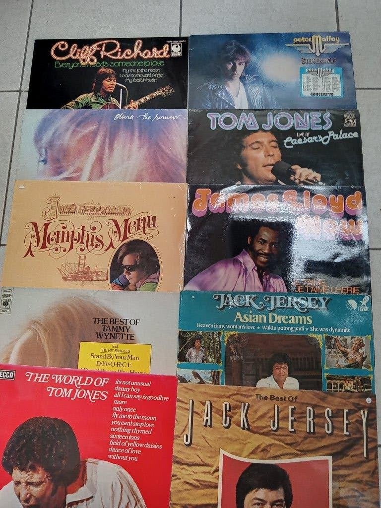 *  POP - ROCK - POPROCK - FOLK  *       Lot van 10 LP, Gebruikt, Ophalen of Verzenden, 1970 - 1979, 12 inch