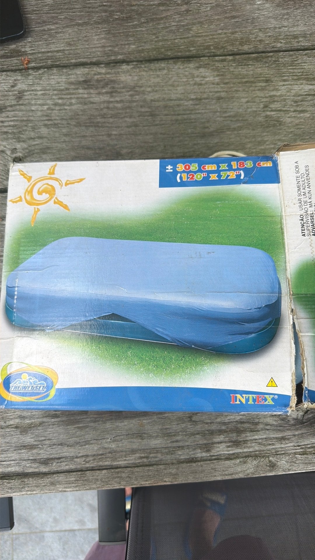 Rechthoekig dekzeil zwembad, Tuin en Terras, Ophalen of Verzenden, Nieuw