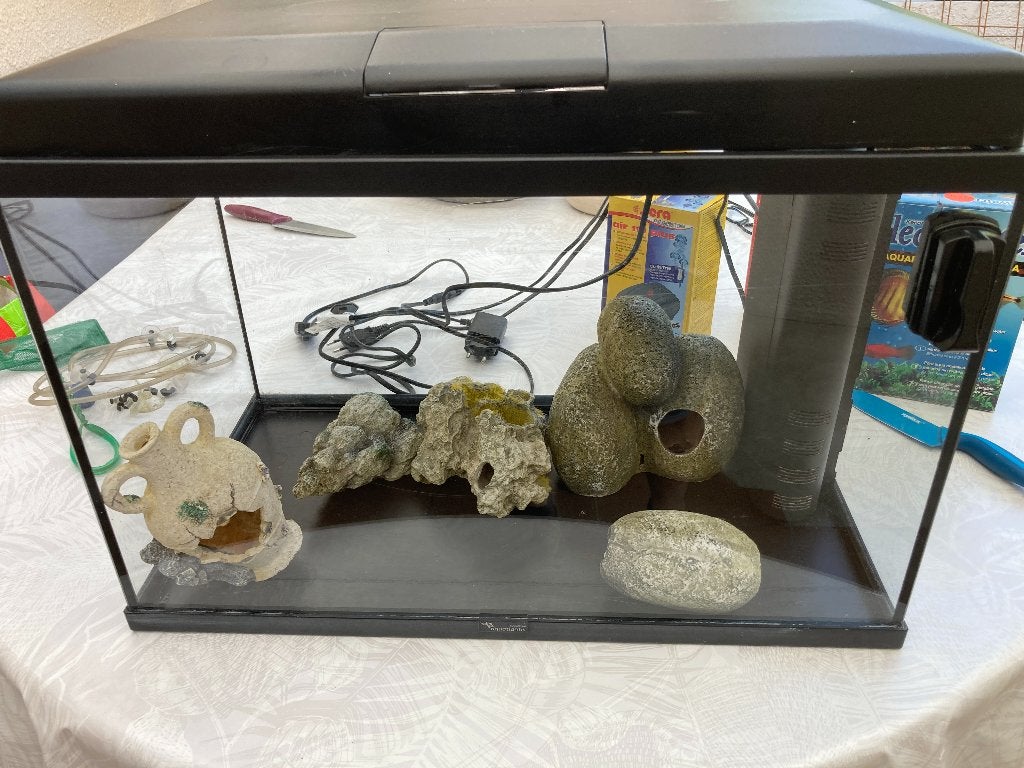 Aquarium 50L, Animaux & Accessoires, Enlèvement, Tuyaux inclus, Utilisé, Autres types
