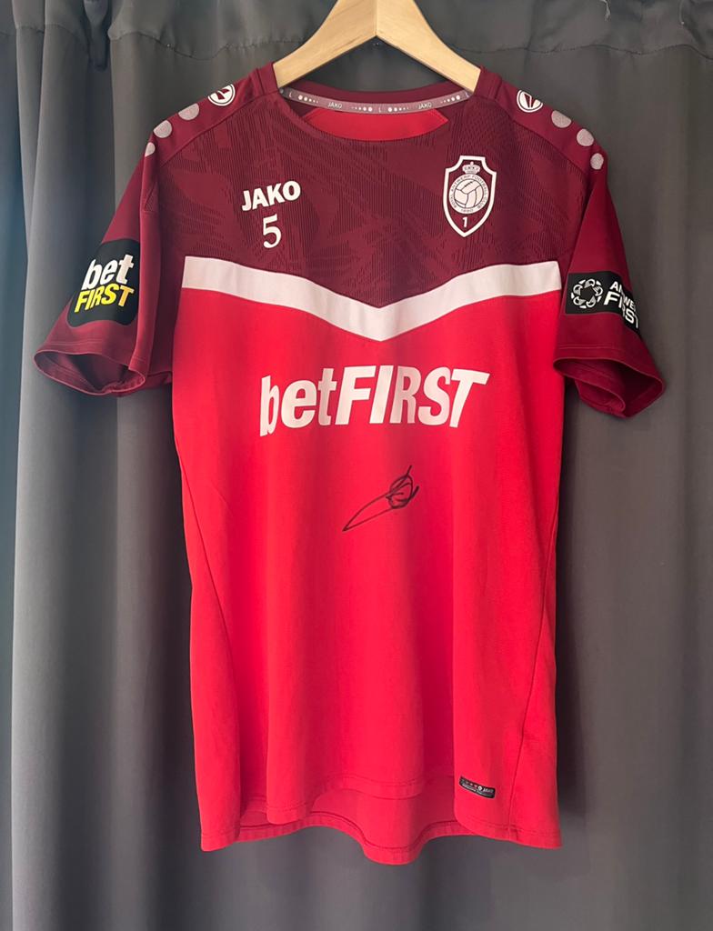Olivier deman worn trainingshirt, Enlèvement ou Envoi, Comme neuf