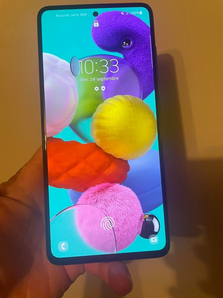 Samsung Galaxy A51 128 Go avec boîte et protecteur d'écran, Enlèvement ou Envoi, Reconditionné, Sans abonnement, Sans simlock