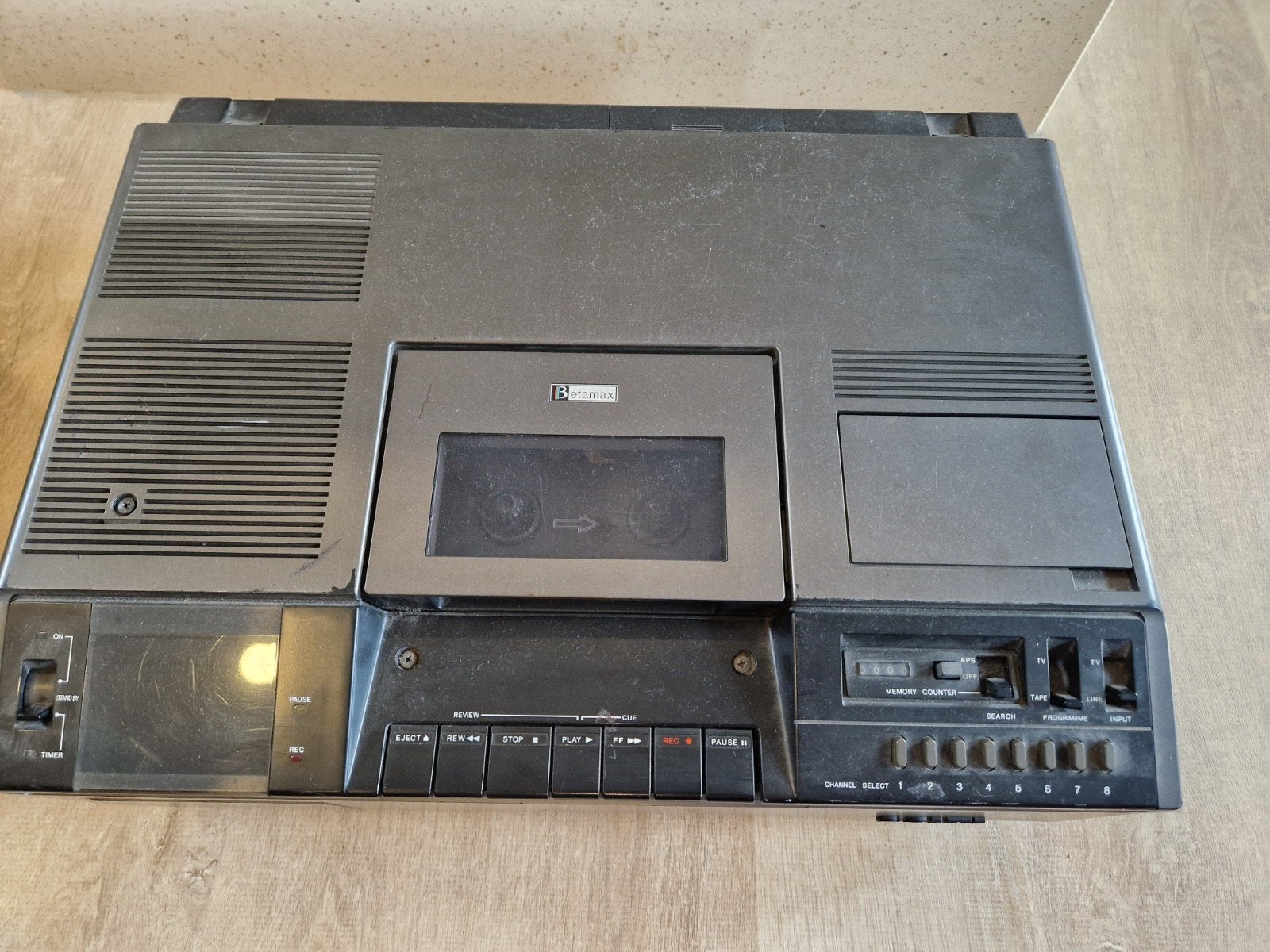 Sony Betamax + cassettes, Audio, Tv en Foto, Cassettedecks, Ophalen