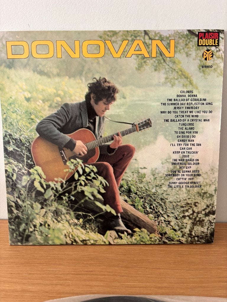 LP - Donovan - plaisir Double, Cd's en Dvd's, Vinyl | Rock, LP, Gebruikt, Dubbel-LP, Ophalen of Verzenden