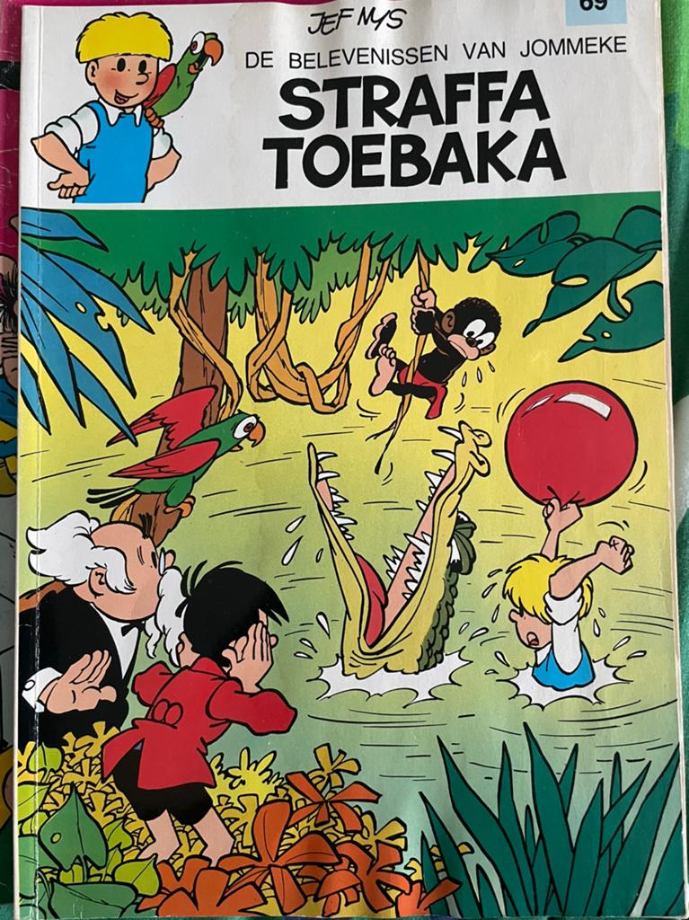 Straffa Toebaka, het 69ste album  Vlaamse stripreeks JOMMEKE, Boeken, Stripverhalen, Ophalen of Verzenden, Zo goed als nieuw