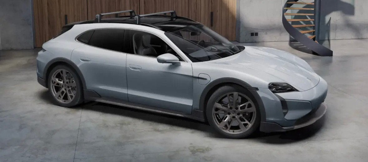 Barre de toit pour coffre porsche taycan, Autos : Divers, Coffres de toit, Enlèvement, Neuf