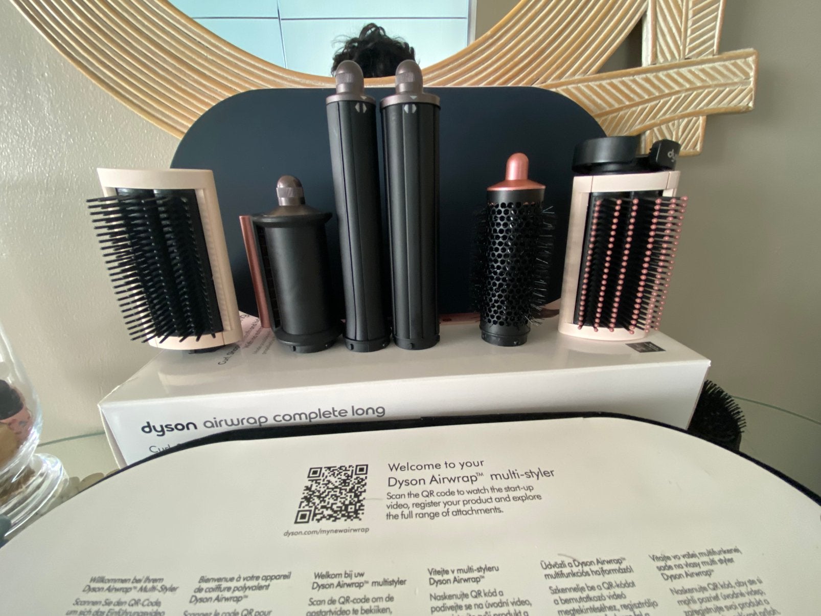 Dyson air wrap rose, Enlèvement ou Envoi, Comme neuf