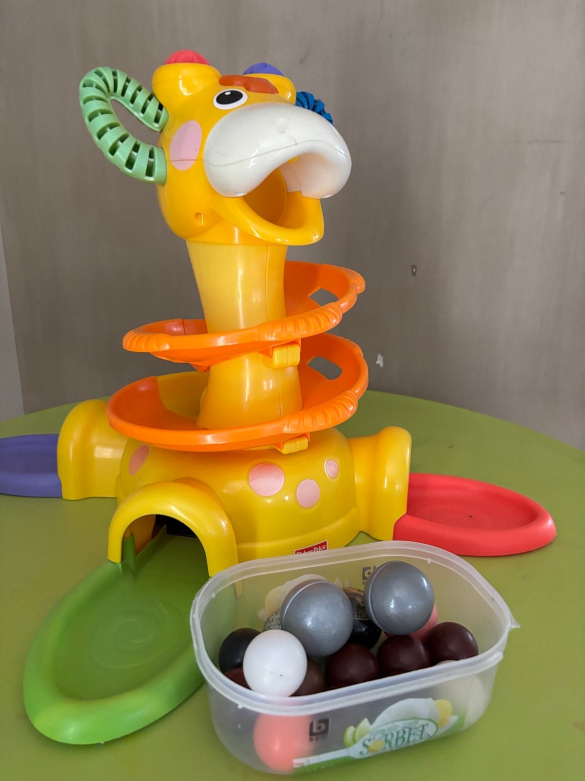 Giraf ballenbaan, Kinderen en Baby's, Ophalen, Gebruikt, Overige typen, Met geluid