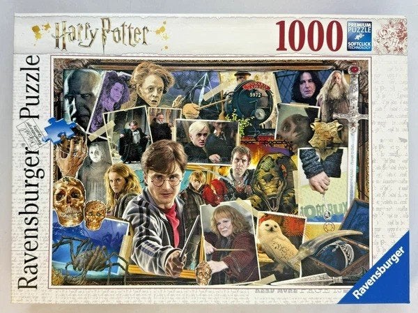 Ravensburger puzzel Harry Potter Tegen Voldemort 1000 st., Verzenden, Zo goed als nieuw