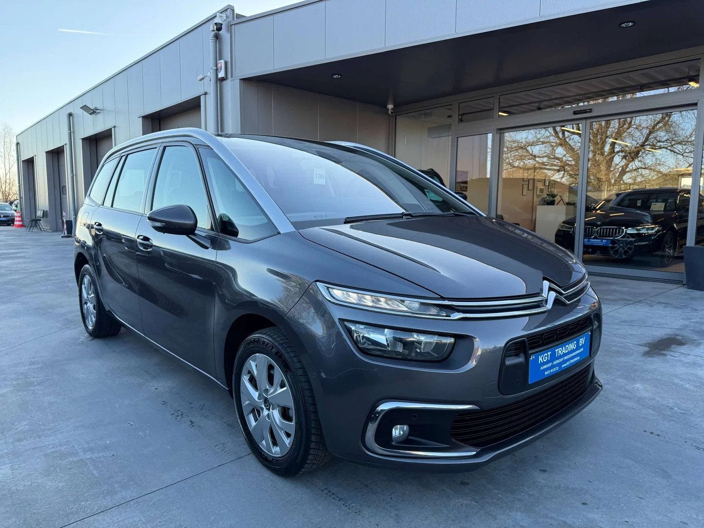 Citroën C4 Spacetourer Grand 1.2i 130PK 7 ZETELS FACELIFT C, Auto's, Electronic Stability Program (ESP), Stof, Gebruikt, 1199 cc