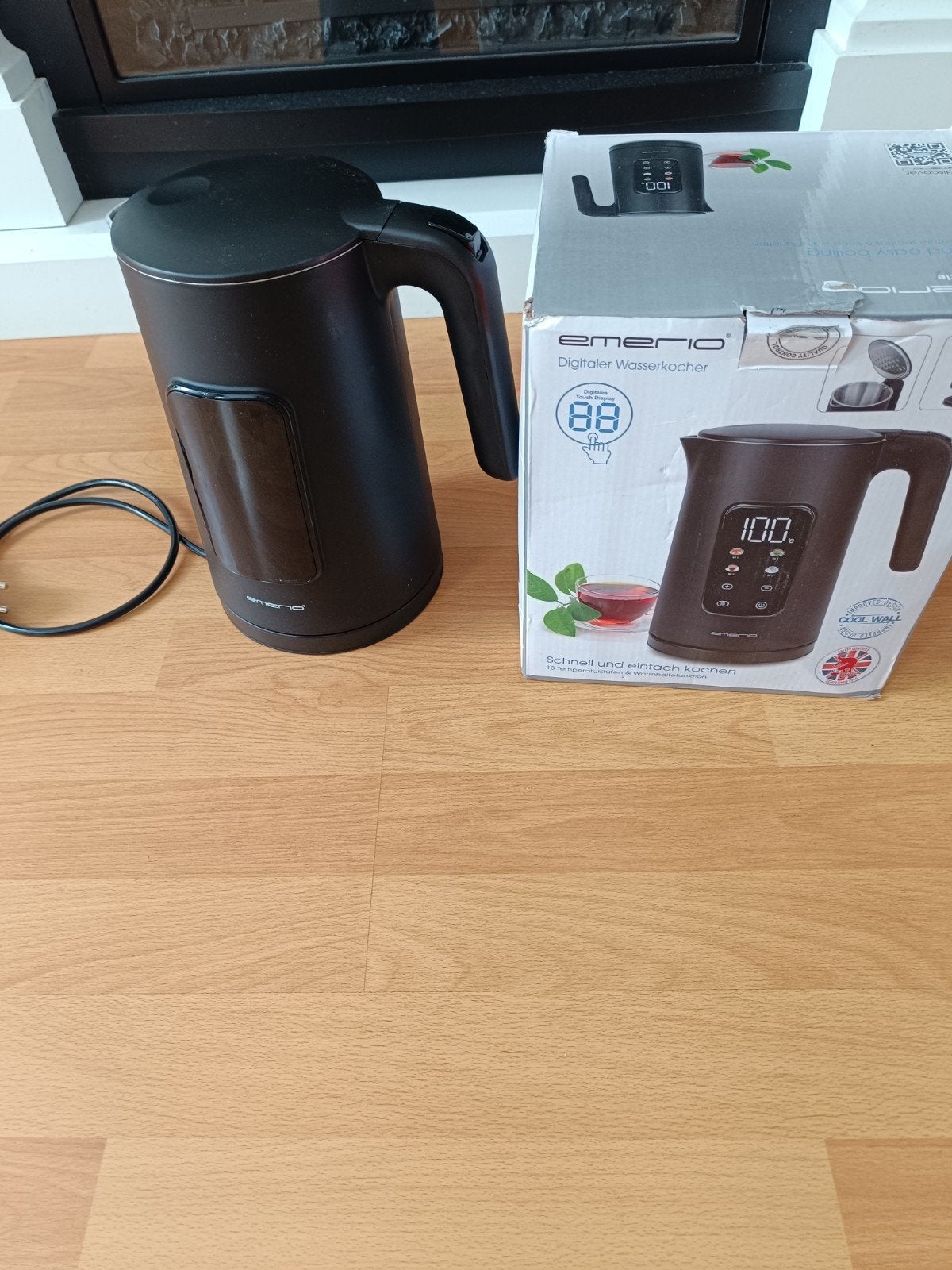 digitale waterkoker., Ophalen, Nieuw