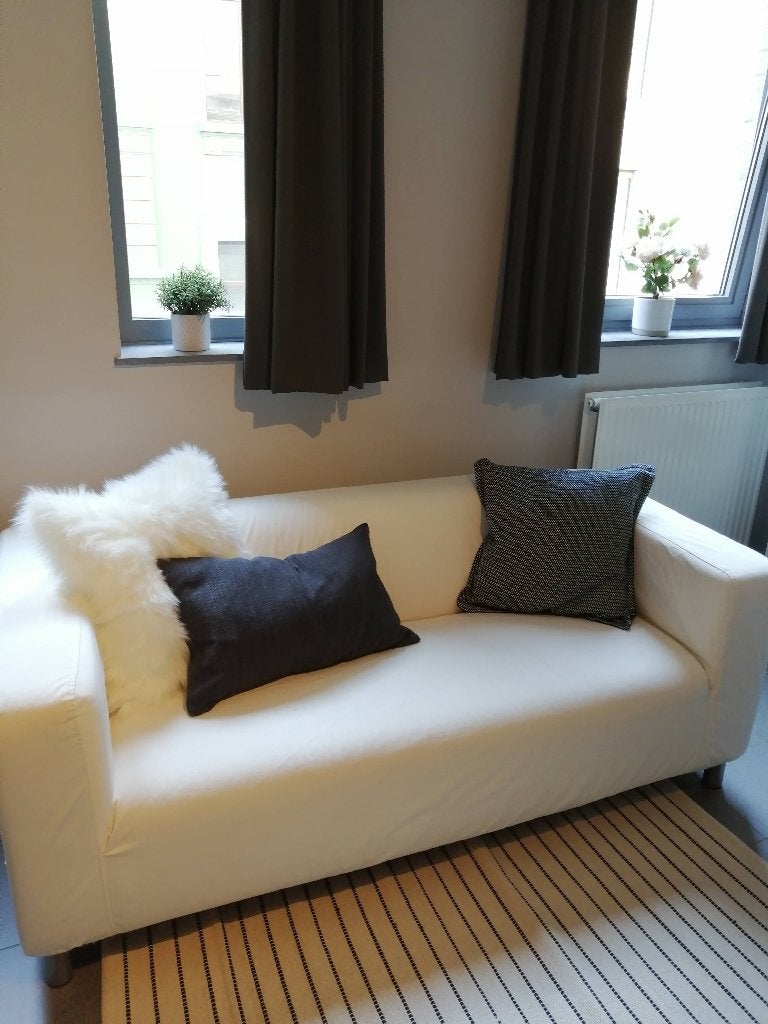 Zetel Ikea, Maison & Meubles, 75 à 100 cm, Comme neuf, Enlèvement, Autres matériaux