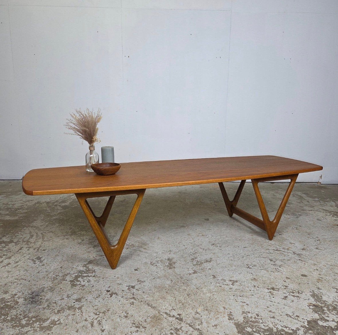 Kurt Østervig, Jason Danmark table basse danoise, Maison & Meubles, Comme neuf, Enlèvement, 50 à 100 cm, Rectangulaire
