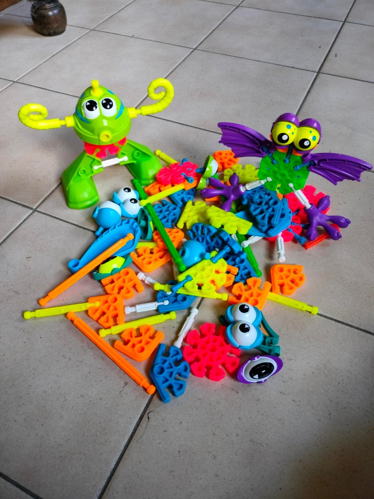 grote knex, Ophalen